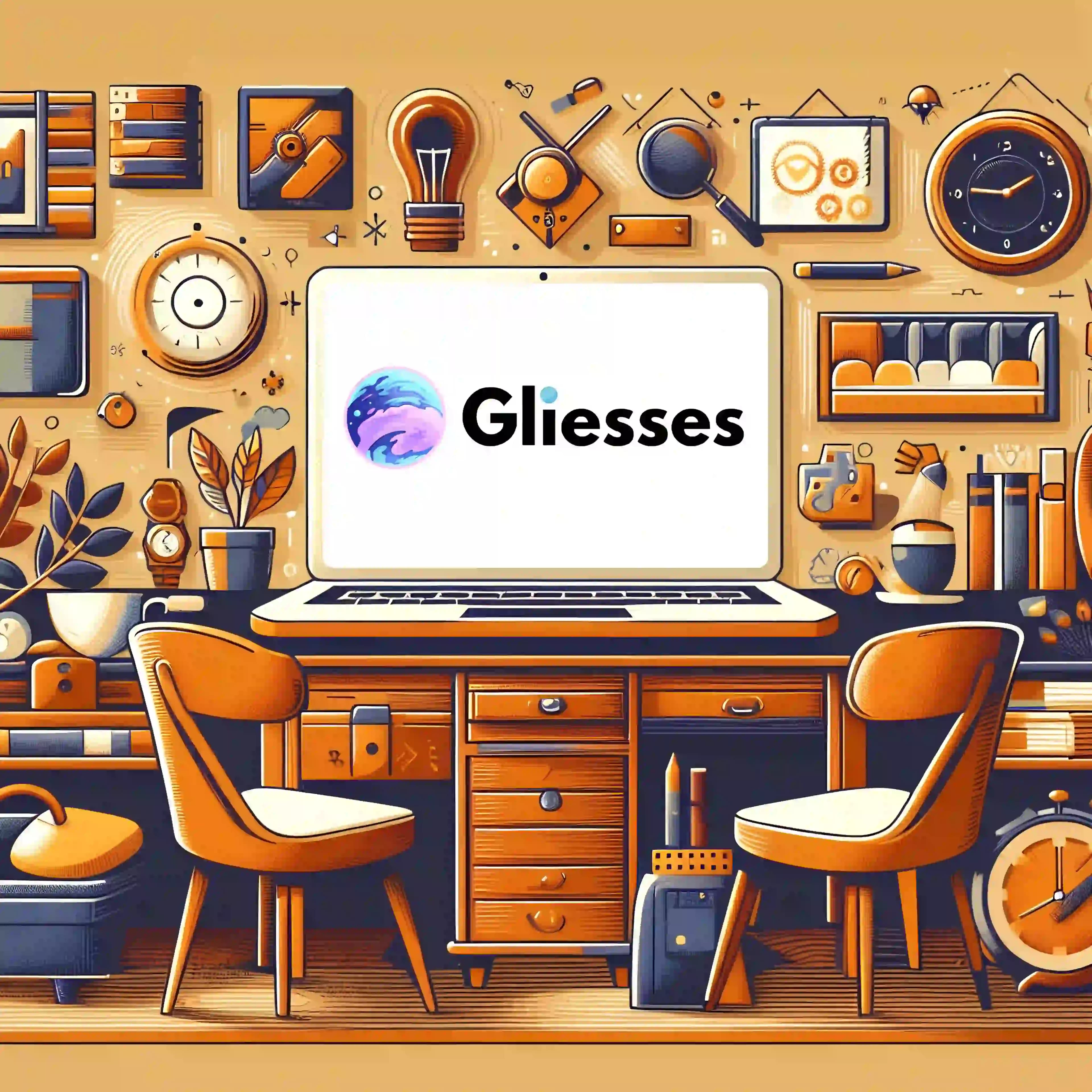 Gliesess desk setup